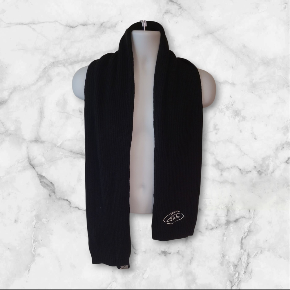 Roots 73 U-Ravenlake Black Knit Scarf Classic Design ACC